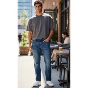 American Eagle Low Rise Loose Fit Jeans Blue Size 36x34